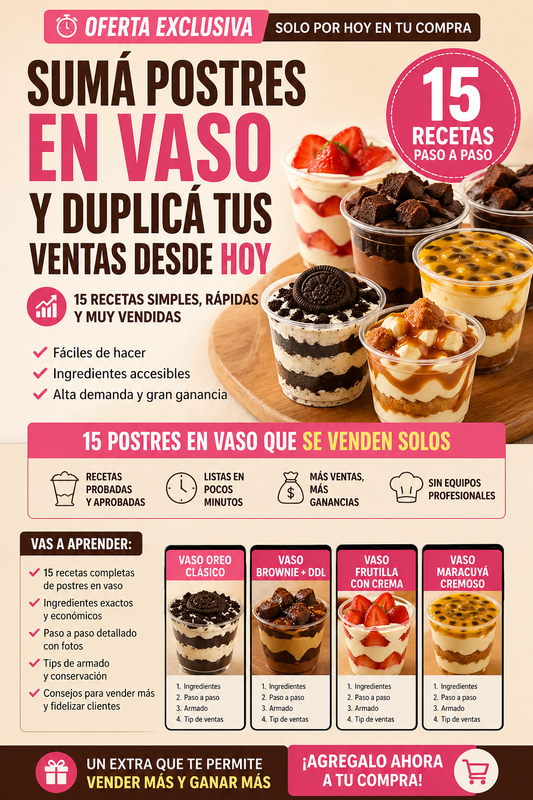 Postres en Vasos