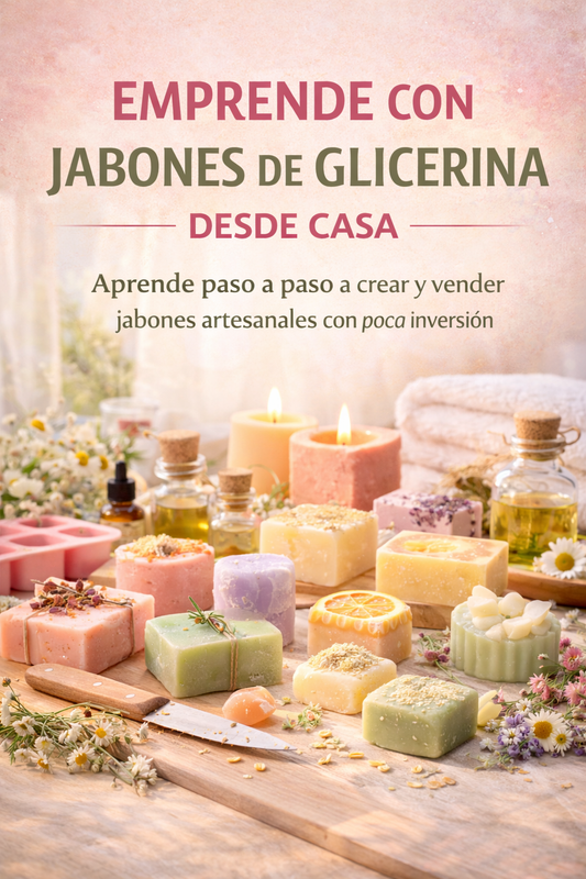 "Emprende con jabones de glicerina desde casa"